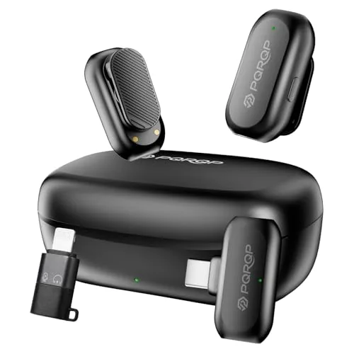 PQRQP A8 Wireless Lavalier Microphone