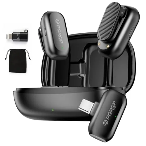 PQRQP A8 Wireless Lavalier Microphone